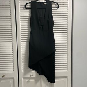 Mustard Seed Black Asymmetrical Dress